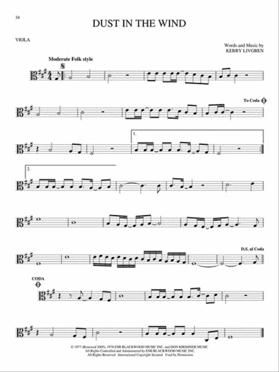 Essential Songs for Viola String Methods scores gallery preview page 3