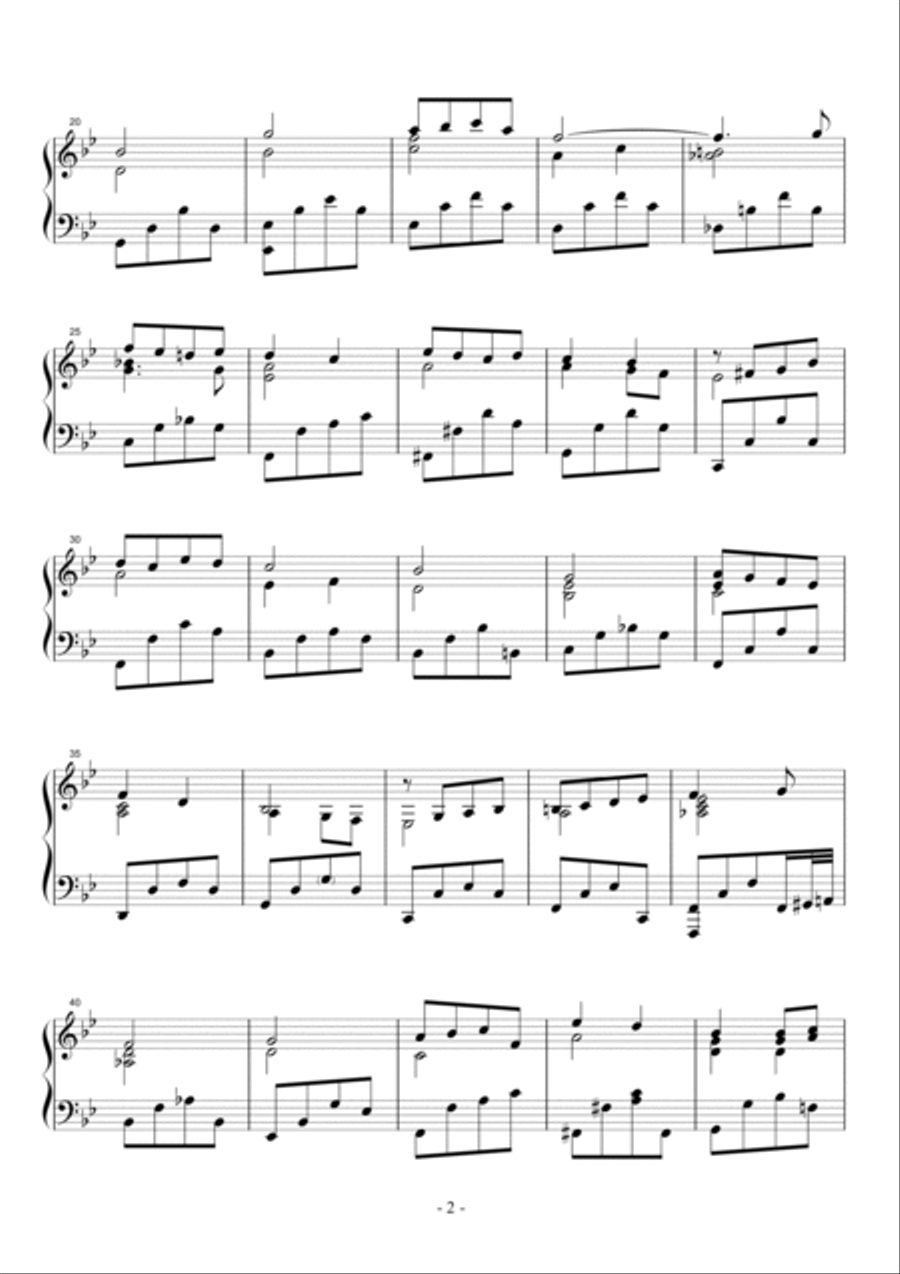 Music for Days for piano solo, Op.161 Piano Solo scores gallery preview page 6
