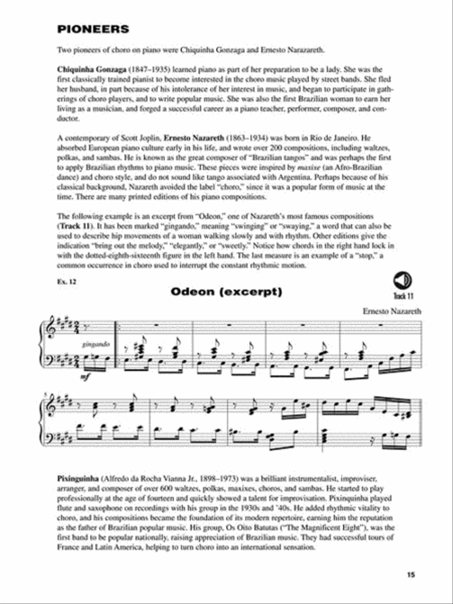 Brazilian Piano – Chôro, Samba, and Bossa Nova Piano scores gallery preview page 5