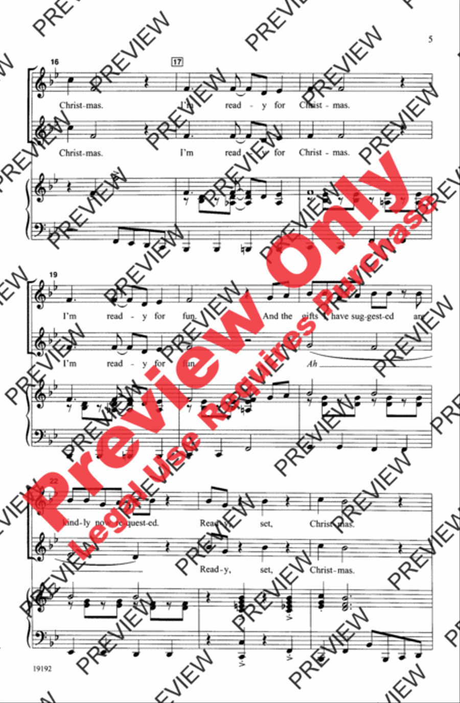 Ready, Set, Christmas! Ready, Set, Christmas! 2-Part scores gallery preview page 5
