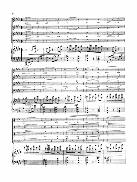 Brahms: Liebeslieder Walzer (Love Song Waltzes), Op. 52 No. 18 (choral score)