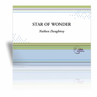 Book cover for Star of Wonder (score & parts)