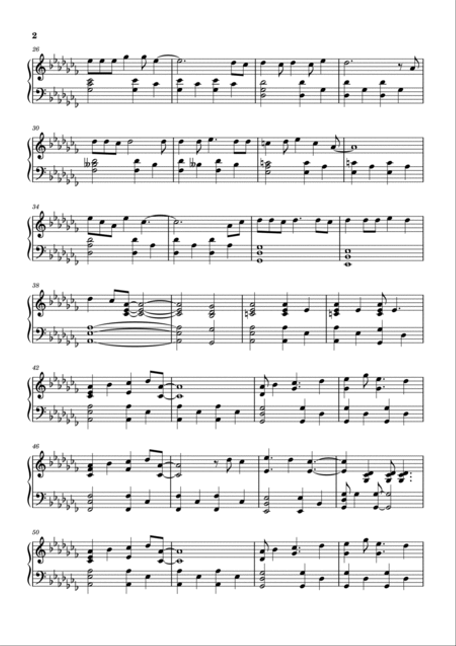 Maneater Piano Solo scores gallery preview page 2