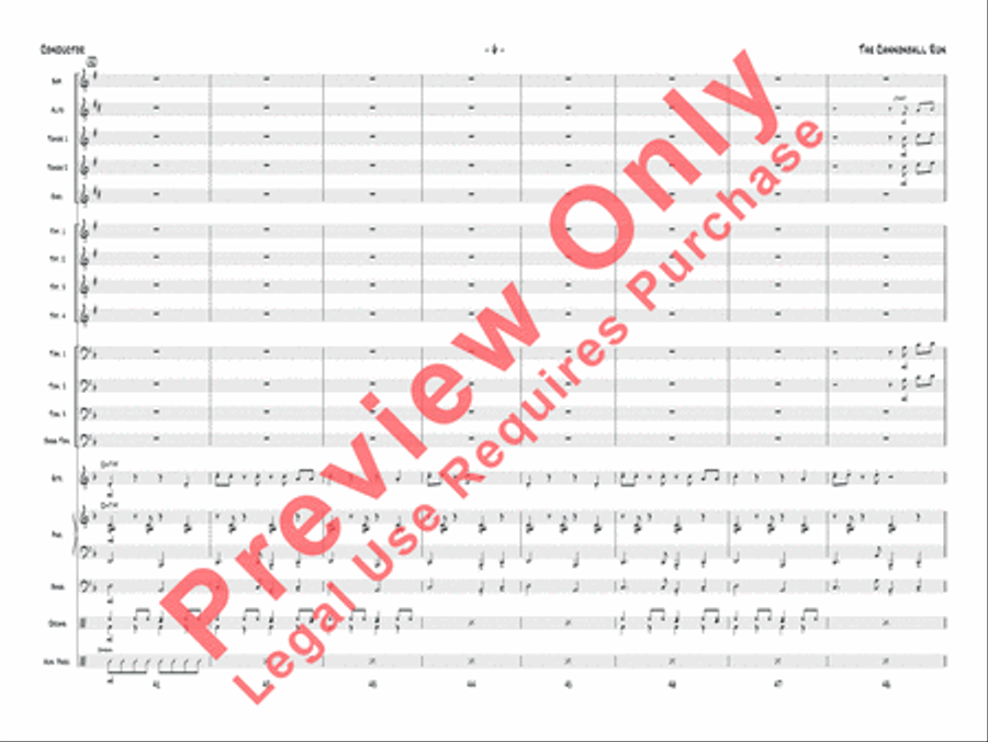 The Cannonball Run Jazz Ensemble scores gallery preview page 7