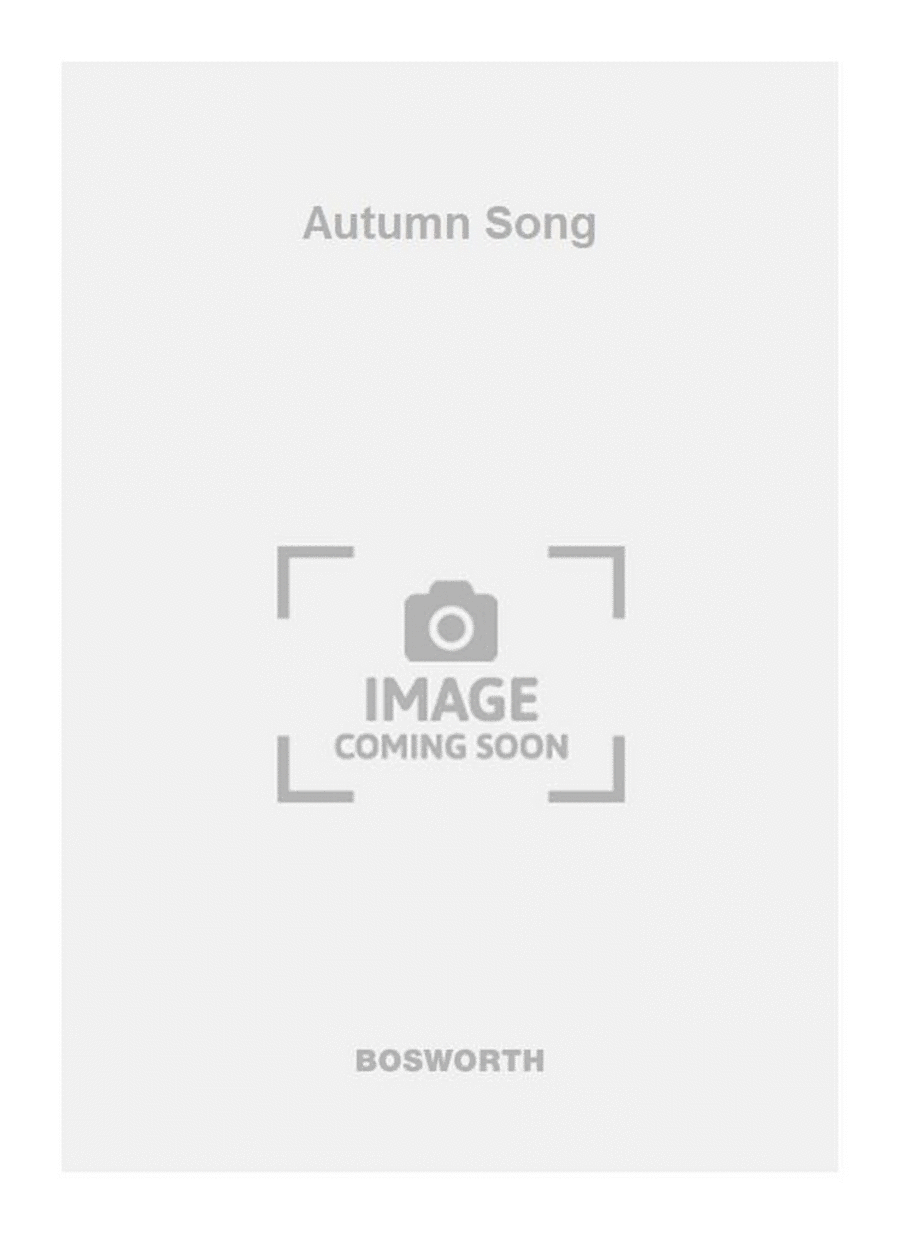 Autumn Song Autumn Song 4-Part scores gallery preview page 1