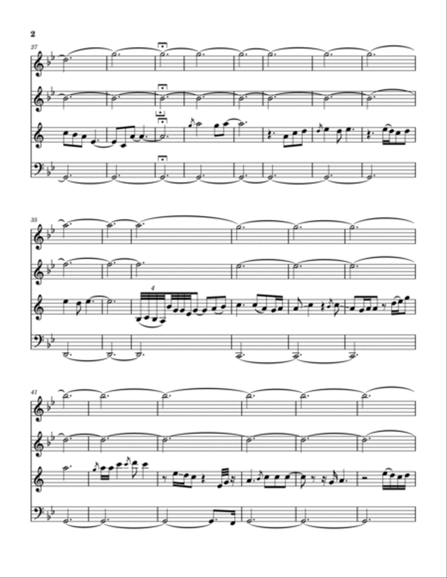 Shine On You Crazy Diamond (Parts 6-9) Woodwind Quartet scores gallery preview page 3