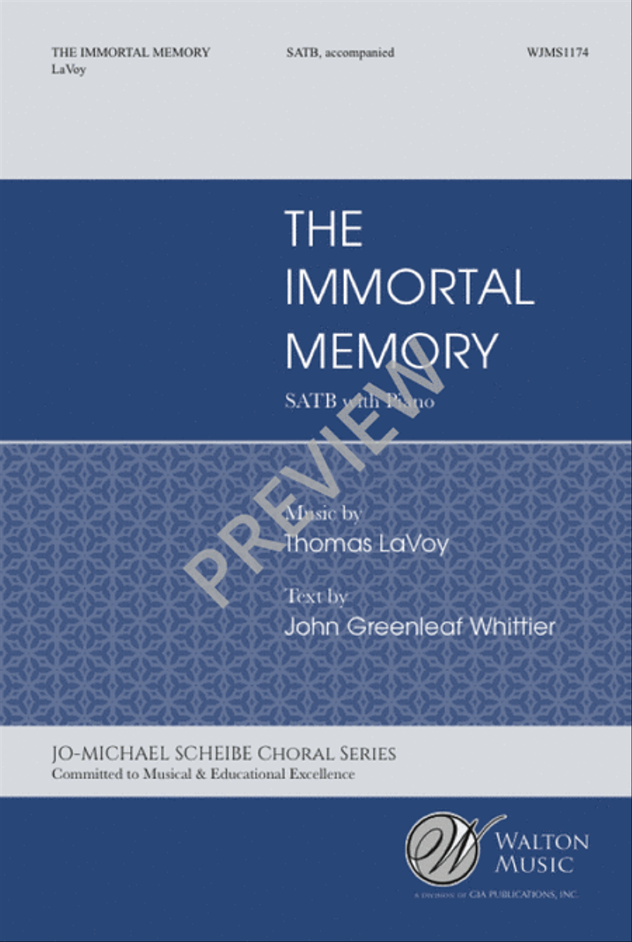 The Immortal Memory 4-Part scores gallery preview page 2
