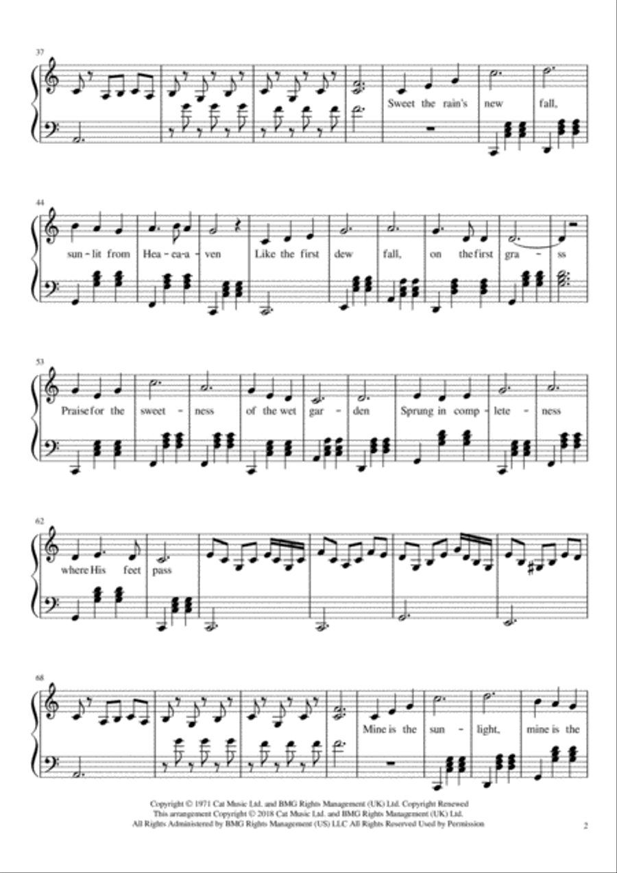 Morning Has Broken Voice scores gallery preview page 2