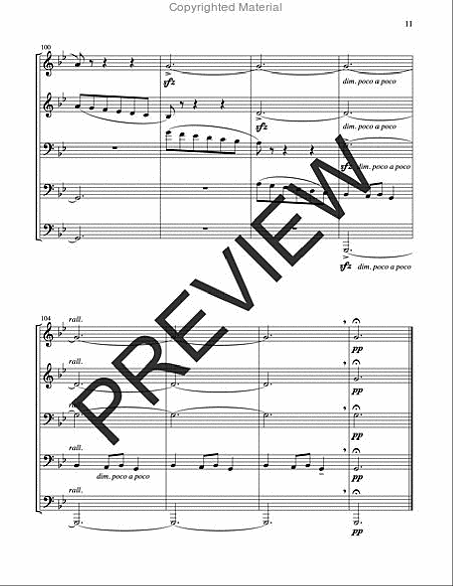 Carol of the Bells Horn scores gallery preview page 11