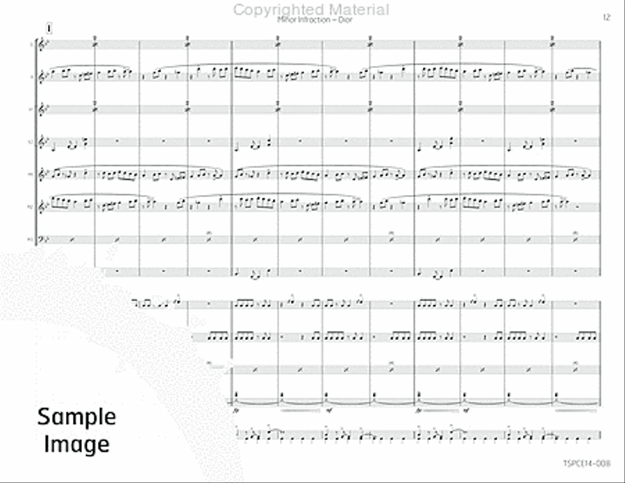 Minor Infraction Percussion Ensemble scores gallery preview page 16
