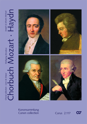 Book cover for Choral collection Mozart / Haydn, vol. VII. Collection of Canons
