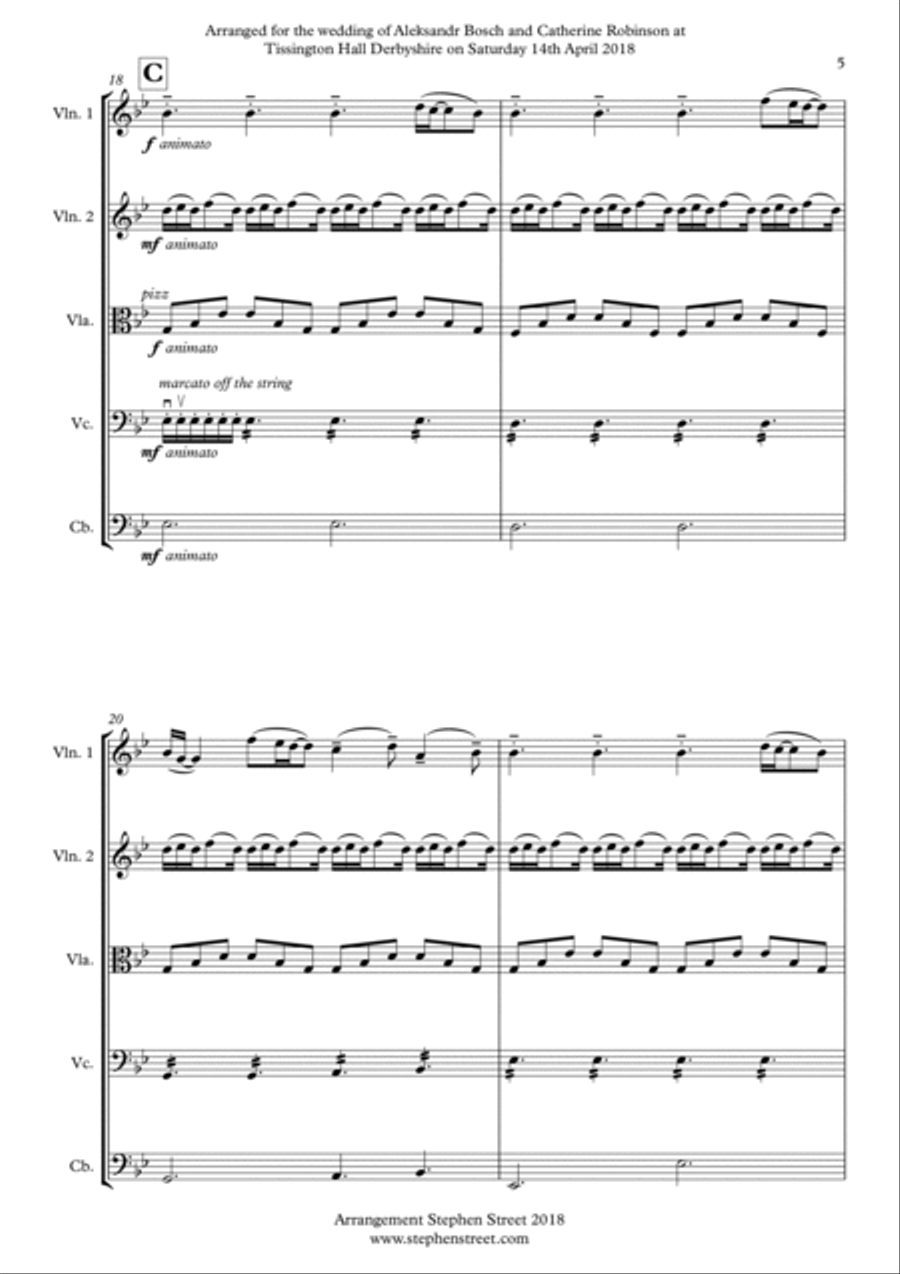 A Thousand Years String Quintet scores gallery preview page 5