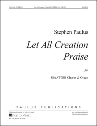 Let All Creation Praise