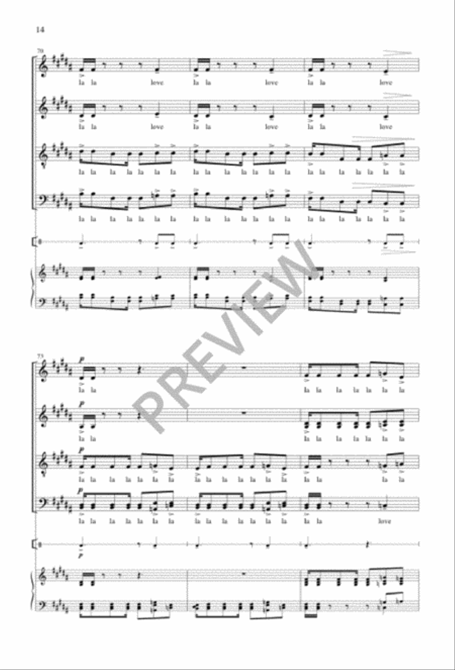 In Your Light In Your Light Divisi scores gallery preview page 14