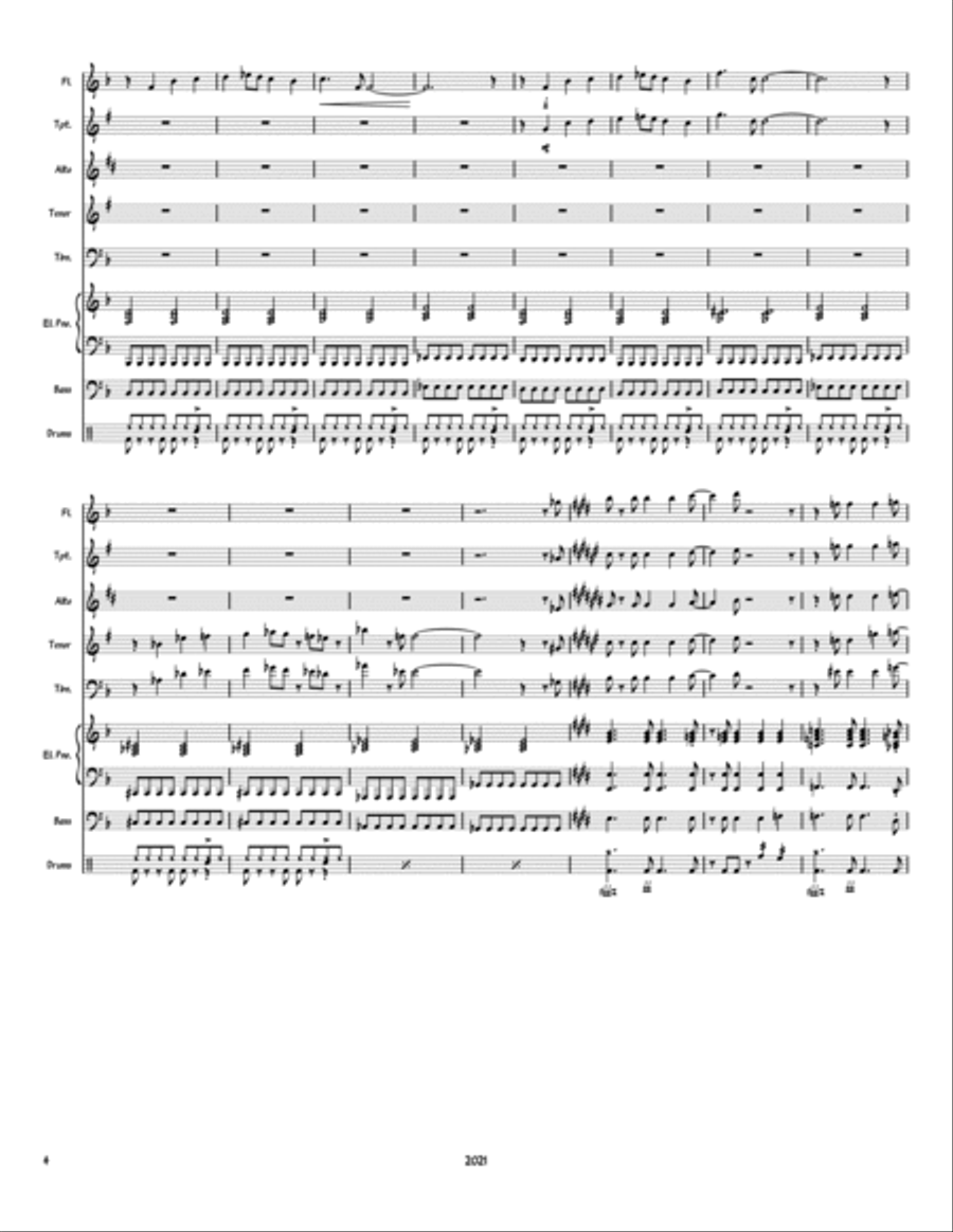 Up, Up And Away Large Ensemble scores gallery preview page 4