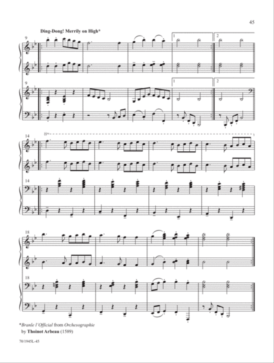 Come, Christians, Join to Play! Piano Duet scores gallery preview page 24