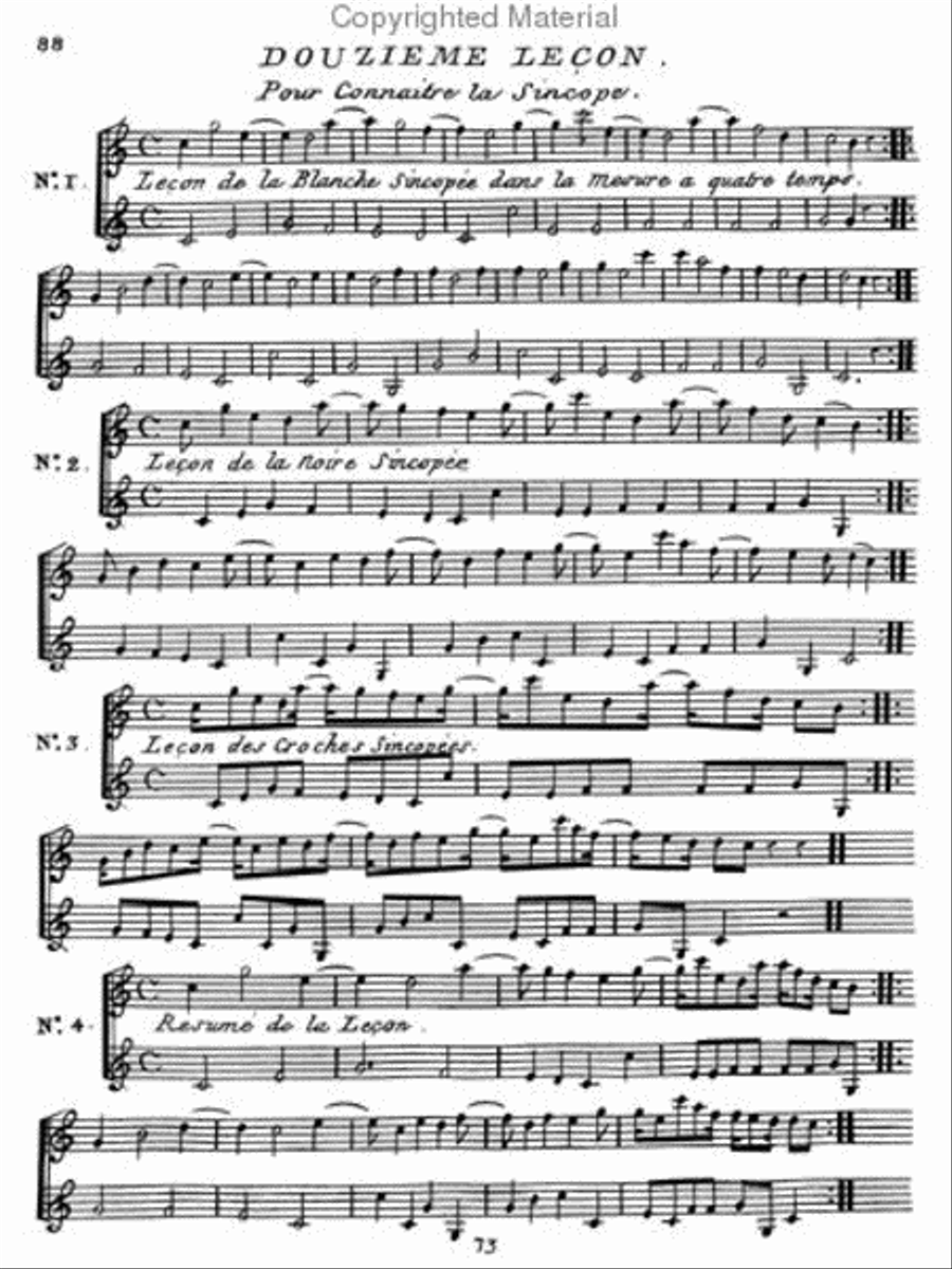 Methods & Treatises Clarinet - France 1600-1800 Clarinet scores gallery preview page 4