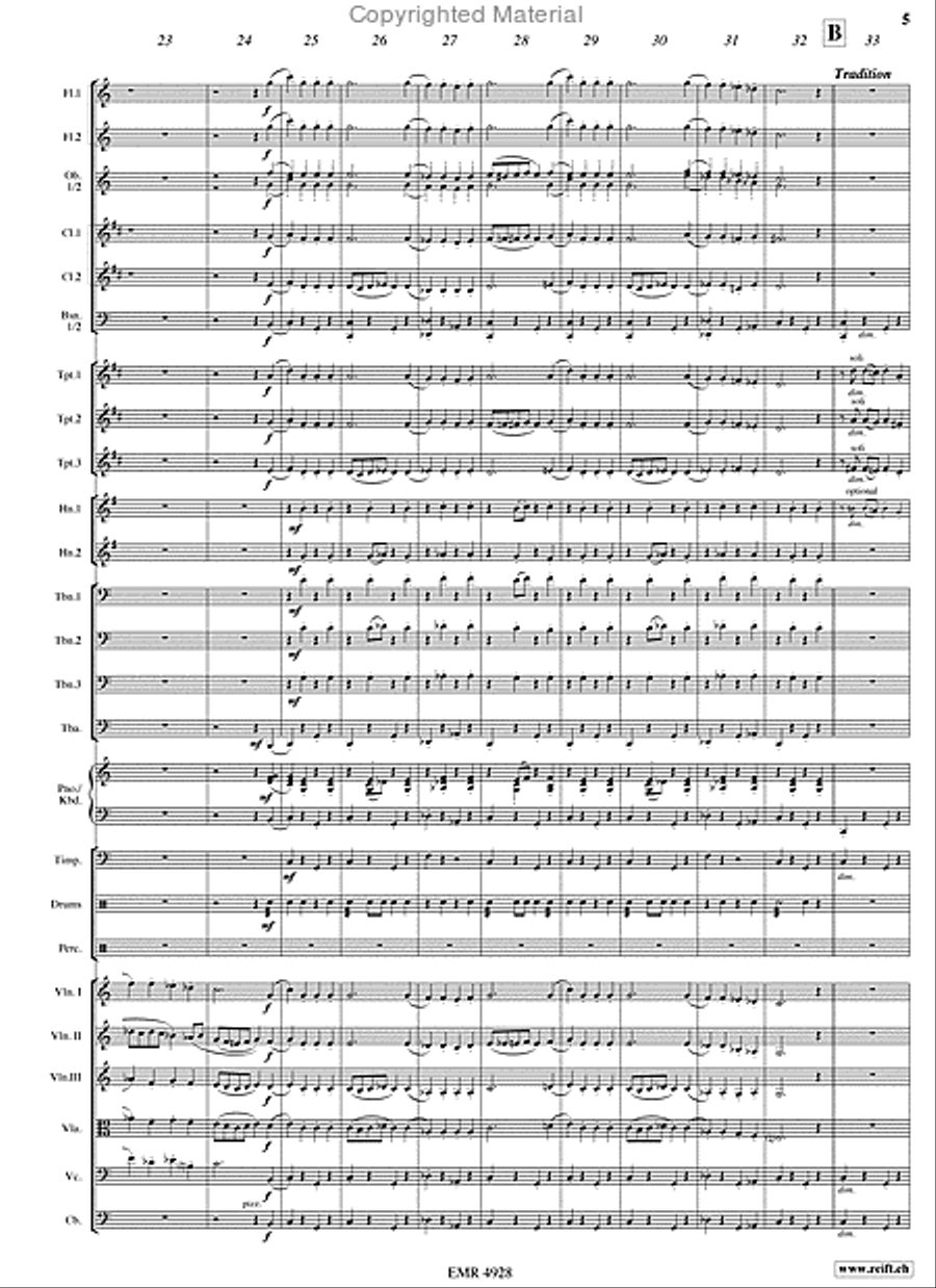 Fiddler On The Roof Orchestra scores gallery preview page 5