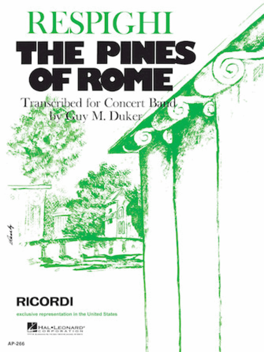 The Pines of Rome Concert Band scores gallery preview page 1