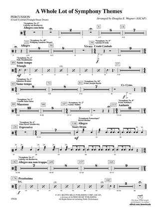 A Whole Lot of Symphony Themes: 1st Percussion