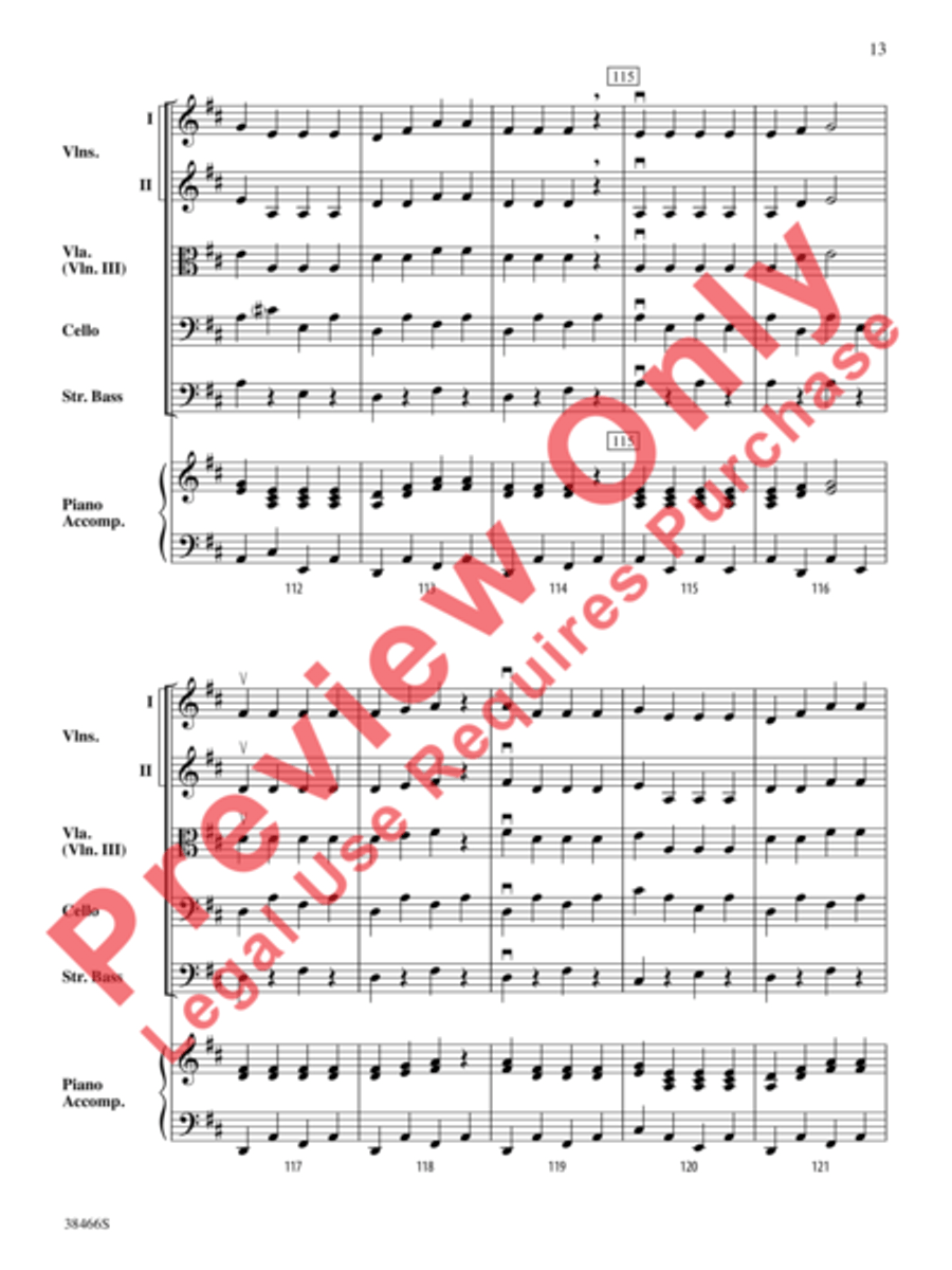 The Bows on the Bus String Orchestra scores gallery preview page 14