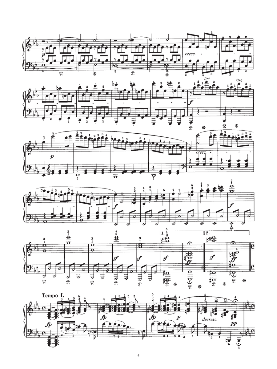 Sonata Pathetique, Op.13 (1st-3rd Movements) Piano Solo scores gallery preview page 4