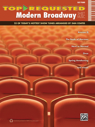 Book cover for Top-Requested Modern Broadway Hits