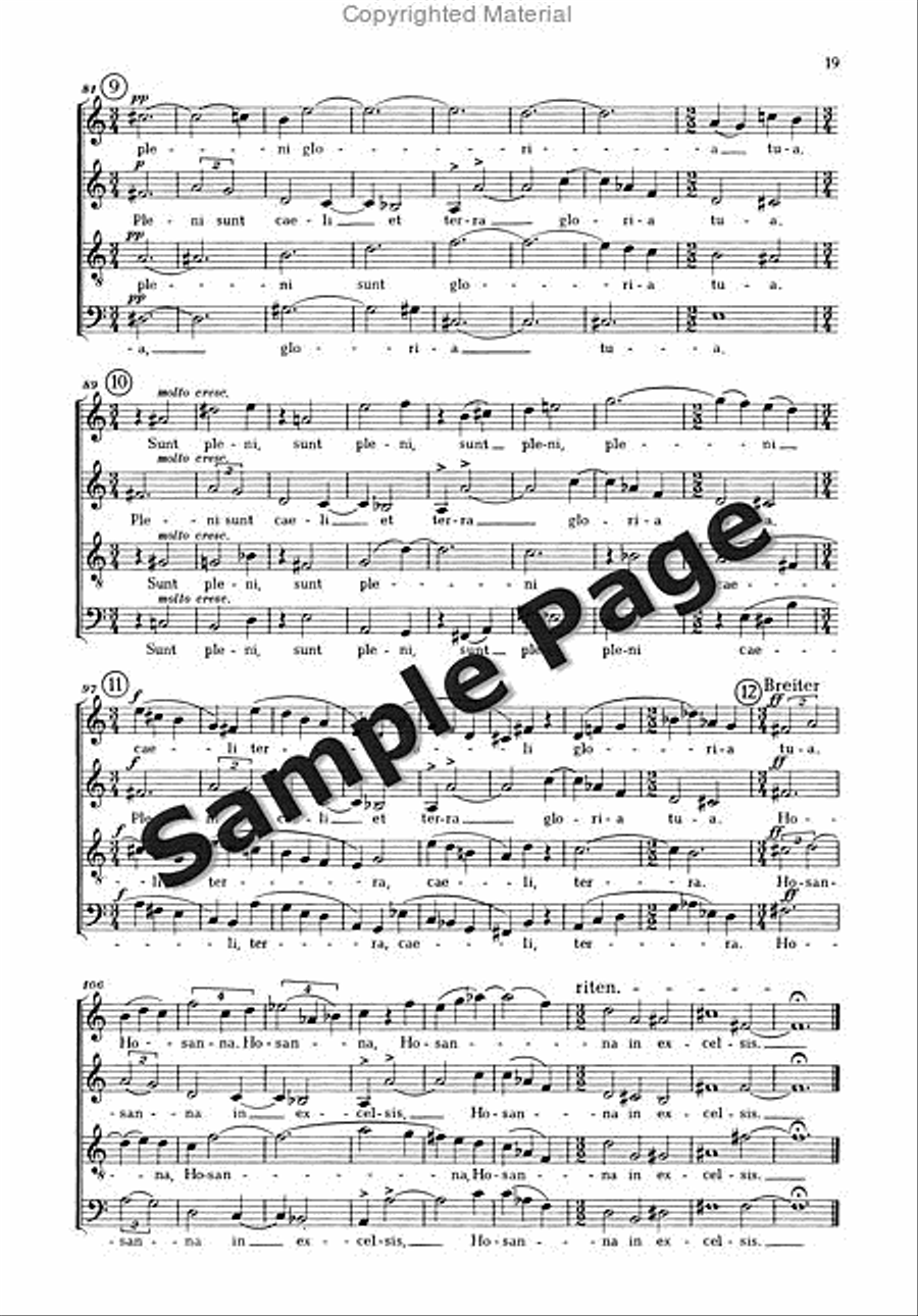 Messe 4-Part scores gallery preview page 22