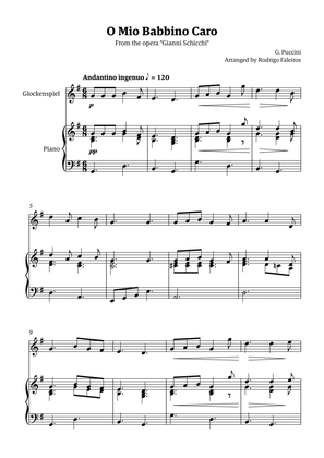 O Mio Babbino Caro - for glockenspiel solo (with piano accompaniment)