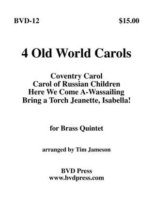 Book cover for 4 Old World Carols