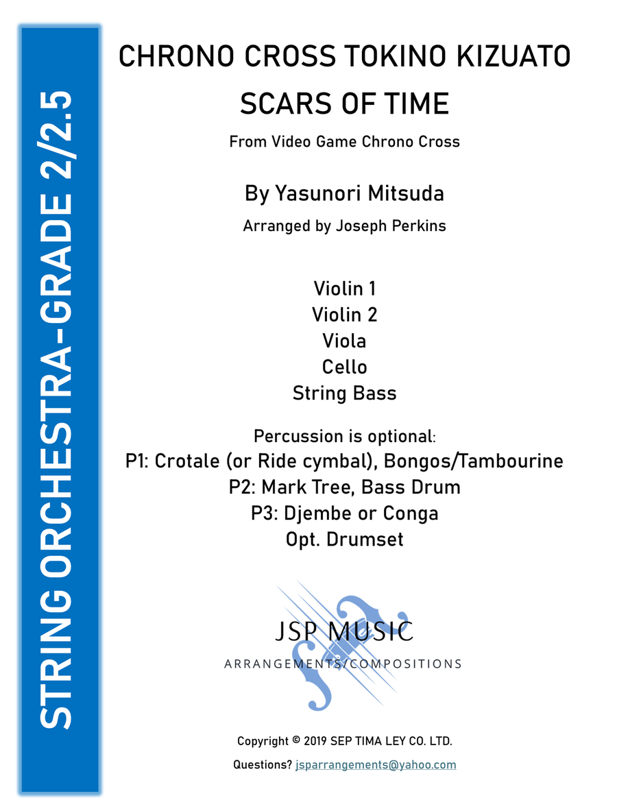 Chrono Cross Tokino Kizuato String Orchestra scores gallery preview page 1