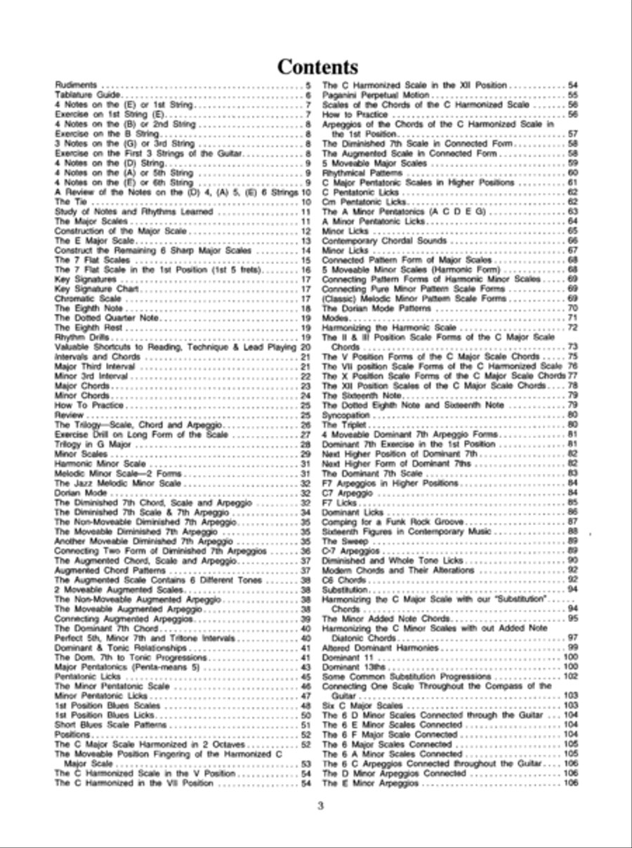 Complete Guitar Improvisation Book Electric Guitar scores gallery preview page 4