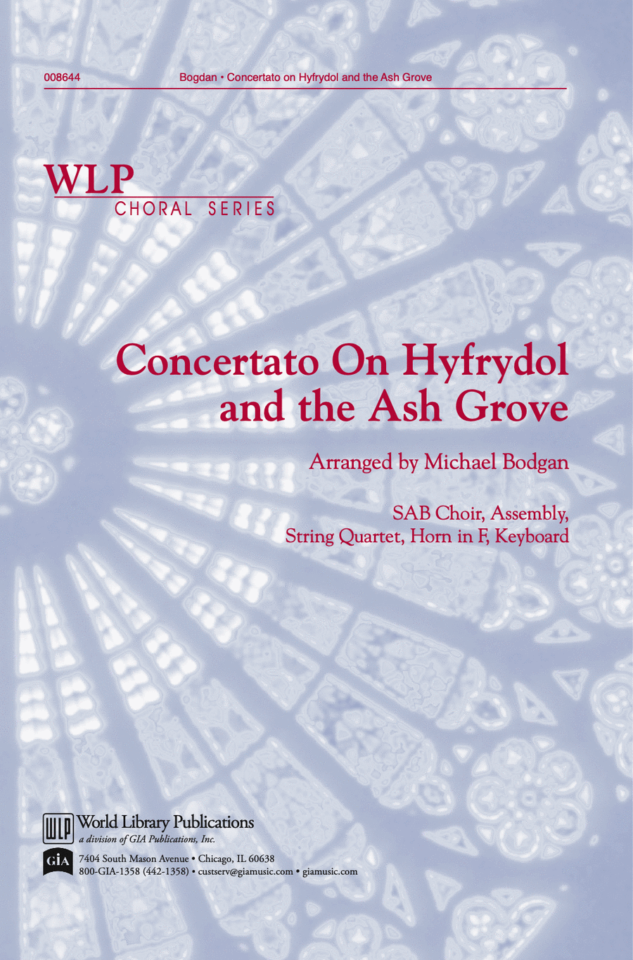 Concertato on Hyfrydol and the Ash Grove - Full Score SAB scores gallery preview page 1