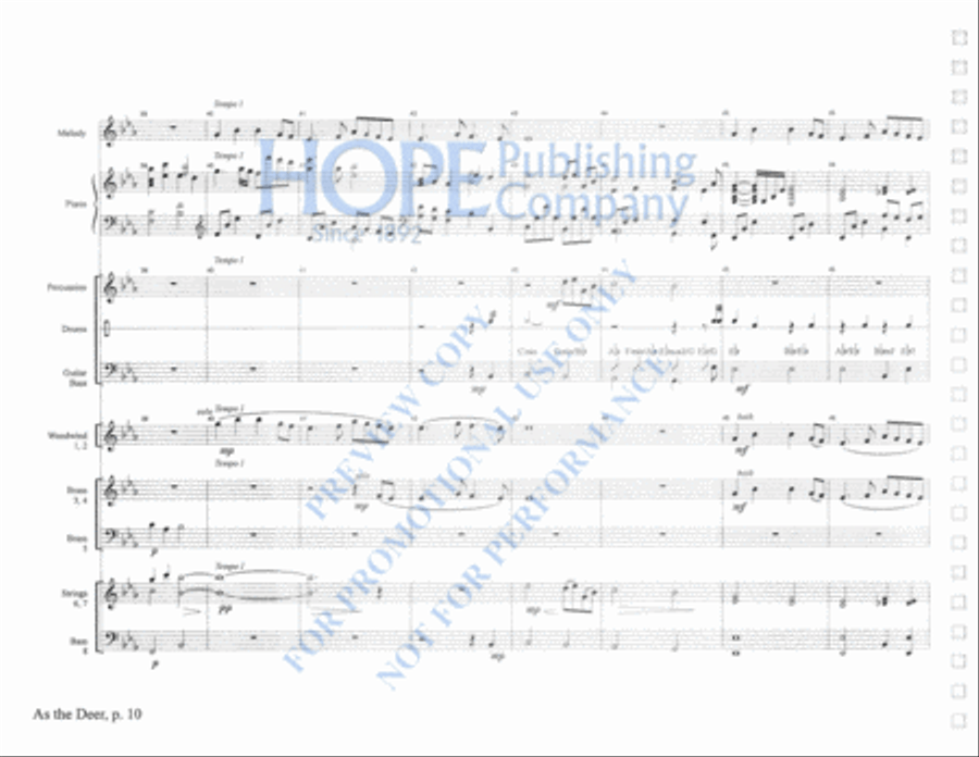 Praise Him with Instruments Orchestra scores gallery preview page 14
