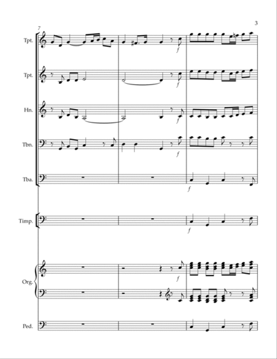 Psalm 19 Small Ensemble scores gallery preview page 3