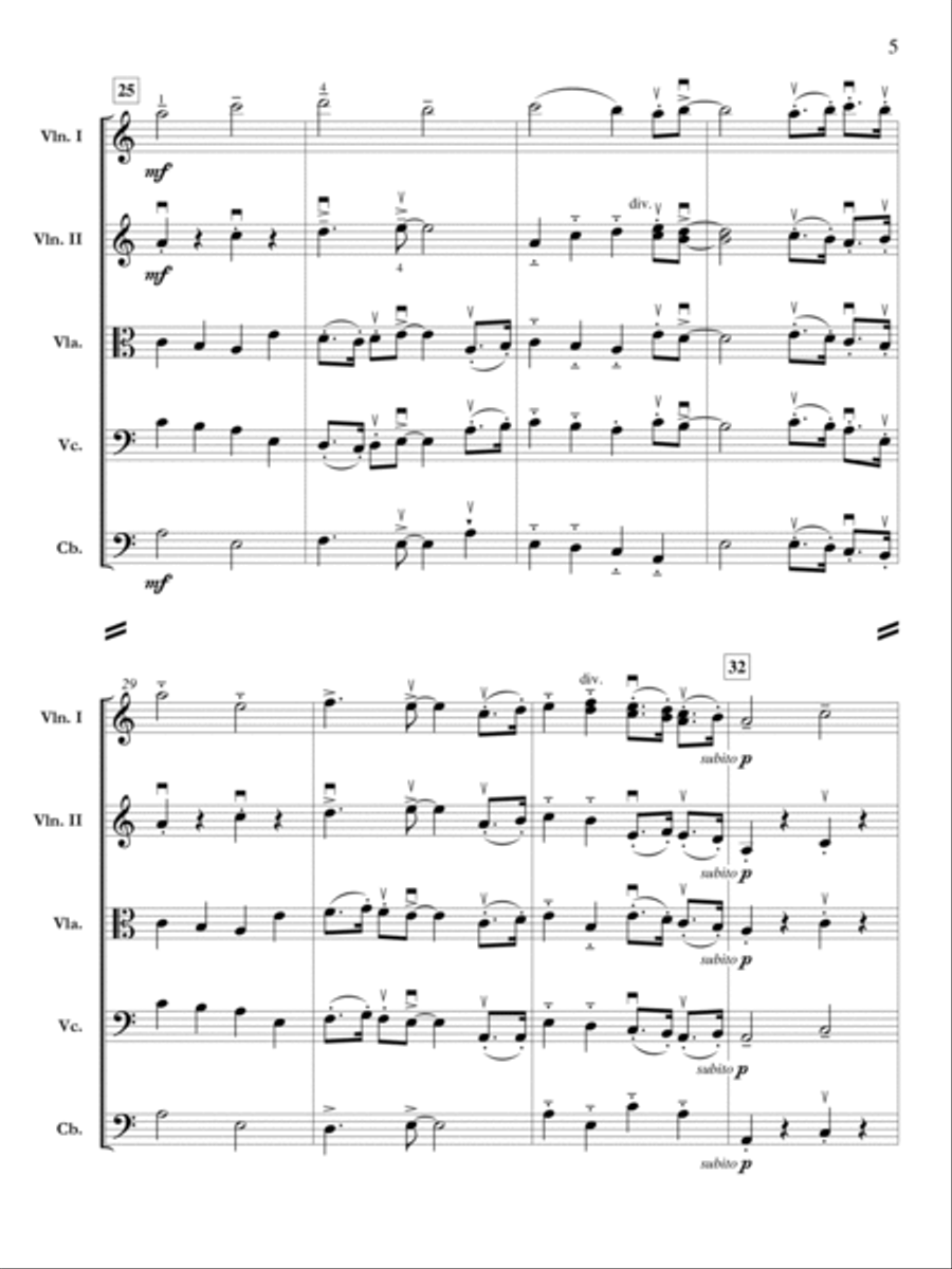 Fogland Beach Blues Orchestra scores gallery preview page 5