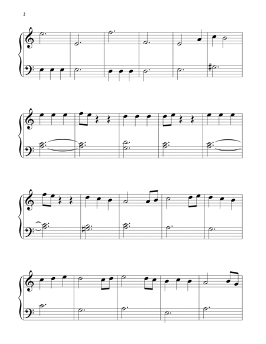 He's A Pirate (from Pirates Of The Caribbean: The Curse of the Black Pearl) Piano Solo scores gallery preview page 2