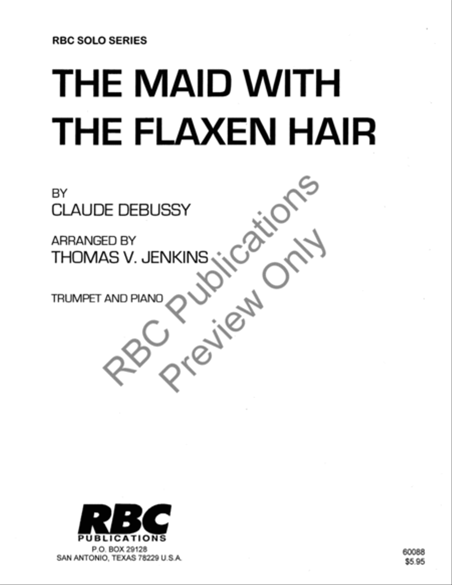 Maid With Flaxen Hair Trumpet Solo B-Flat Trumpet scores gallery preview page 2