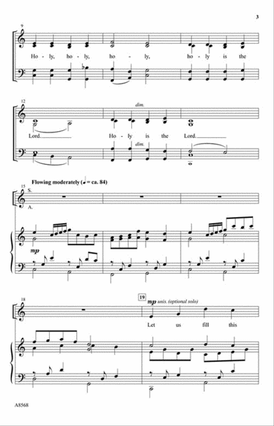 Canticle of Worship Canticle of Worship 4-Part scores gallery preview page 3