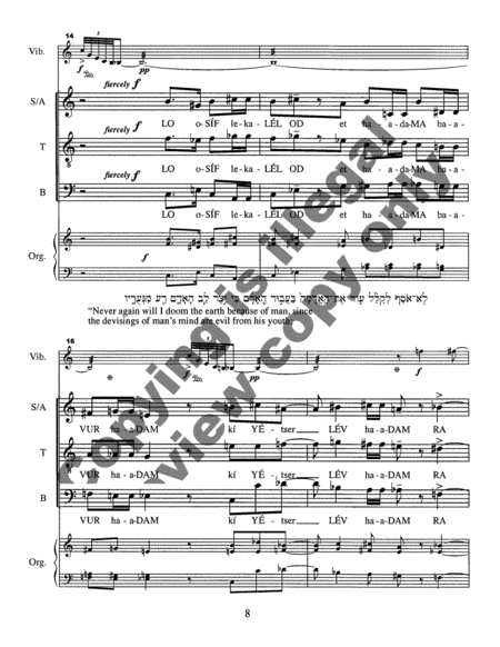 The Rainbow (Choral Score)