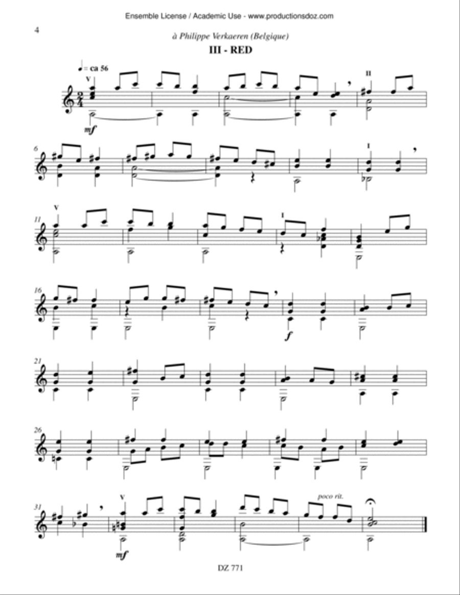 Imaginaire 9 Classical Guitar scores gallery preview page 4