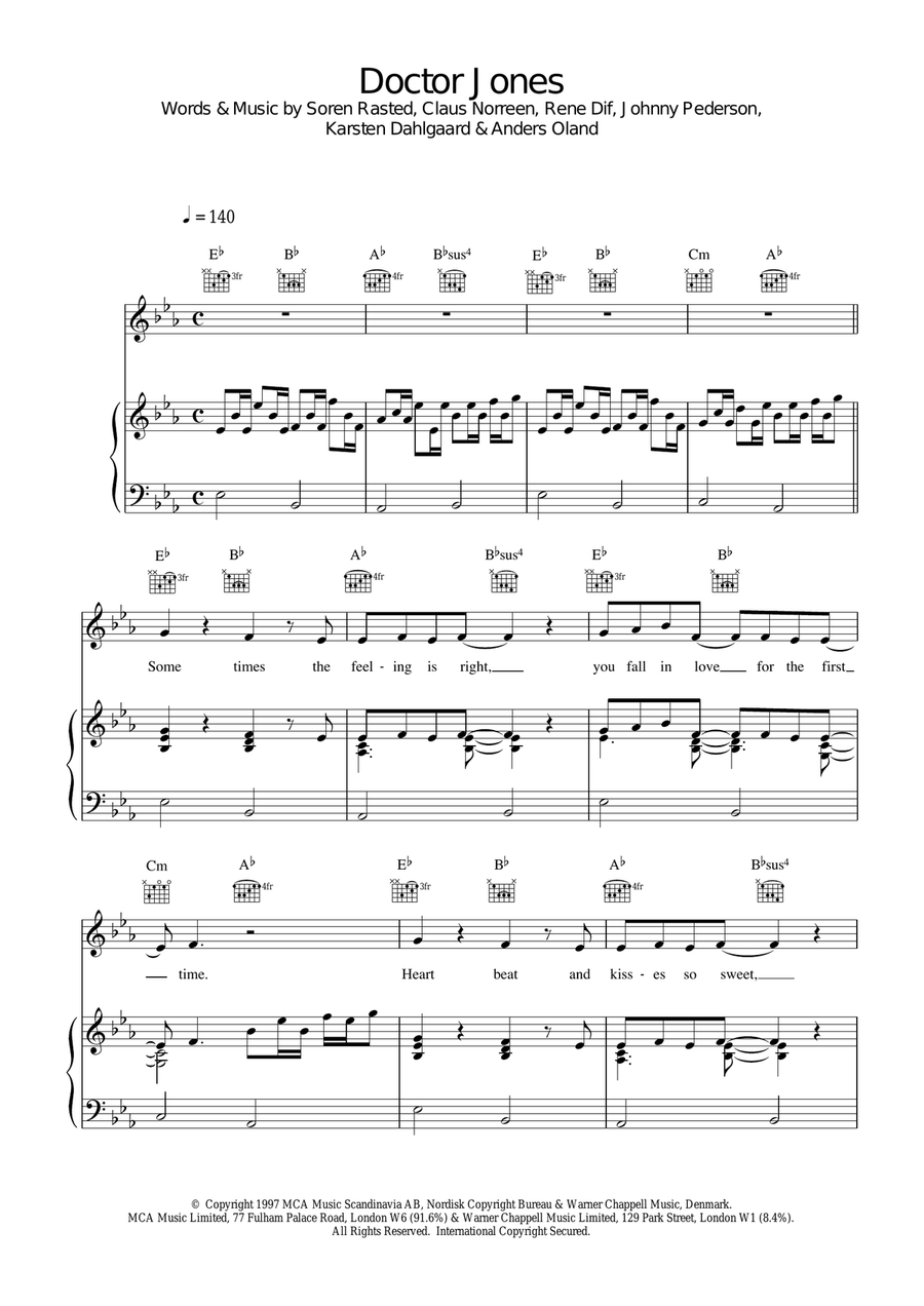 Dr Jones Acoustic Guitar scores gallery preview page 1