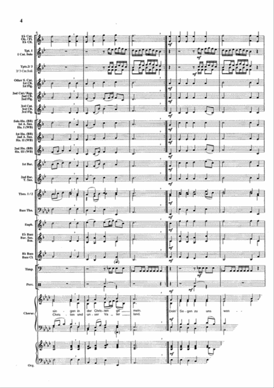Chorale / Sinfonia & Gavotte 4-Part scores gallery preview page 6