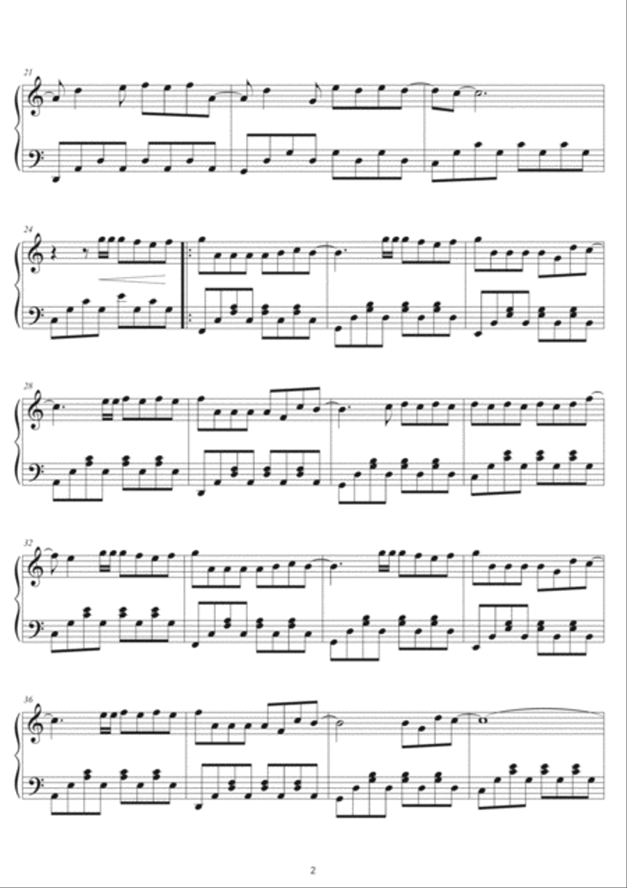 Yan Yuan Yan Yuan Piano Solo scores gallery preview page 2