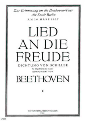 Book cover for Lied an die Freude [G-dur