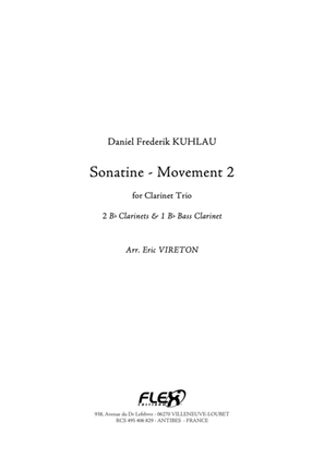 Book cover for Sonatine - Mvt. 2