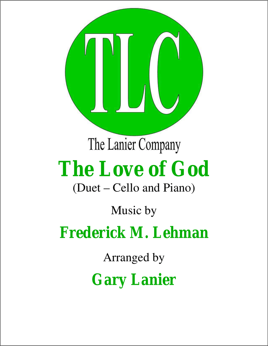 THE LOVE OF GOD (Duet – Cello and Piano/Score and Parts) Piano scores gallery preview page 1