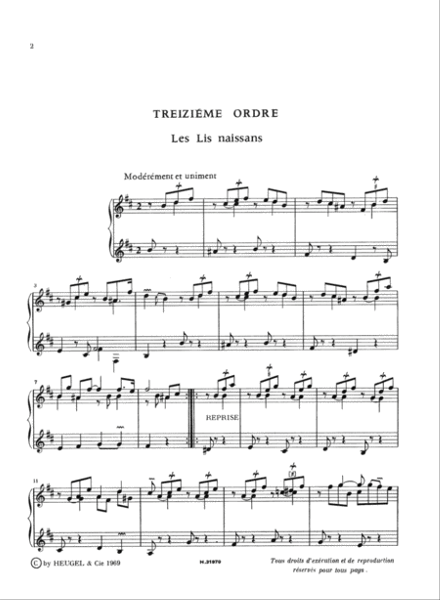Pieces De Clavecin Livre 3 (lp23) Harpsichord scores gallery preview page 2