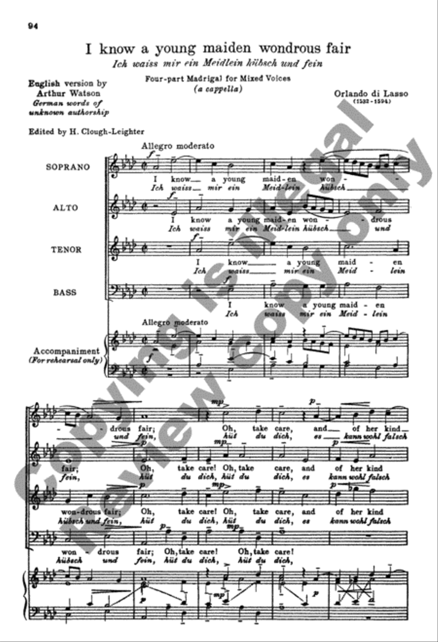 The A Cappella Singer (Choral Score) A Cappella scores gallery preview page 19