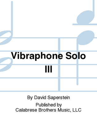 Vibraphone Solo III